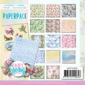 Paper pack - 15x15cm - Enjoy Spring