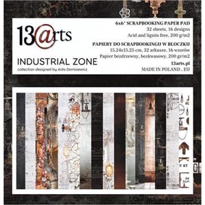 Paper pack - 15x15 cm - Industrial Zone