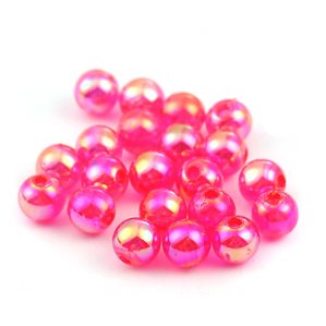 Akrylpärlor - Rosa - 6mm - 400st