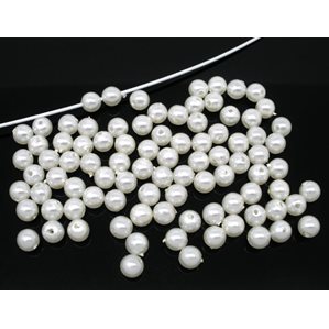 Pärlor pärlemorskimrande - 500st - 6mm