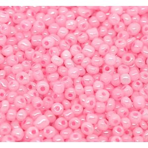 Rosa glaspärlor - 100g - Ca 1500st - 4mm