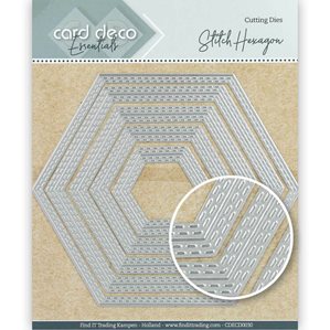 Card Deco Essentials Dies - Stitch hexagon