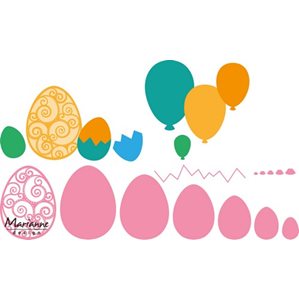 Marianne Design Dies - Easter Eggs - Balloons