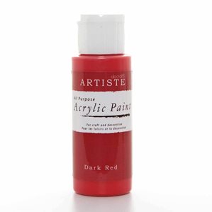 Akrylfärg - Dark Red