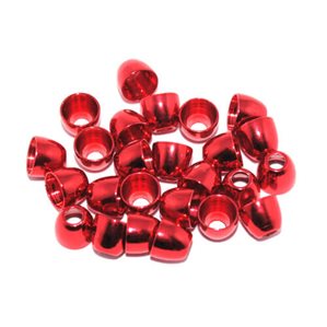 Coneheads - Metallic red - 6mm - 25st