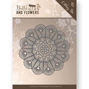 Jeanines Art Dies - Classic Butterflies and Flowers - Doily