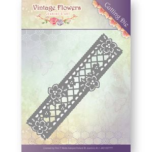 Jeanines Art Dies - Vintage Flowers - Floral Border