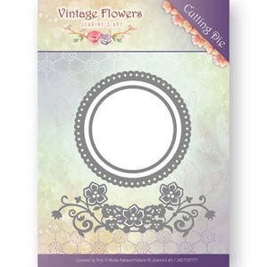 Jeanines Art Dies - Vintage Flowers - Flowers and Circles