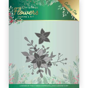 Jeanines Art Dies - Christmas Flowers - Poinsettia Corner