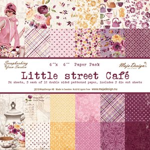 Pappersblock - Maja Design - Little street cafe - 15x15cm
