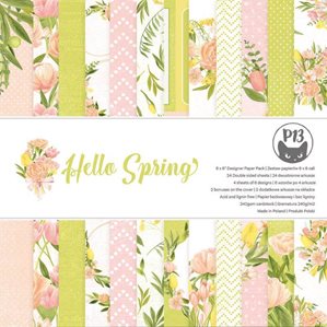 Scrapbookingpapper - 15x15 cm - Hello Spring