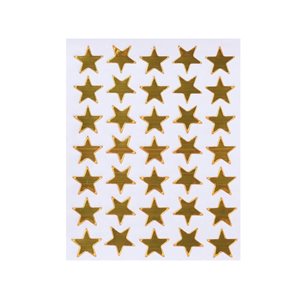 Stickers - Guldiga Stjärnor - 10st ark - 350st