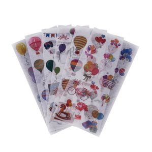 Stickers - Ballonger & Luftballonger - 6st ark