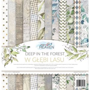 Scrapbookingpapper - 30x30cm - Deep in the forest