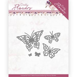Precious Marieke Dies - Pretty Flowers - Pretty Butterflies