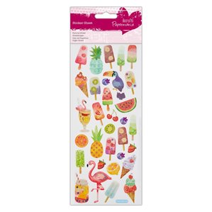 Glitter Stickers - Tropical Delights