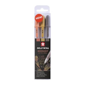 3-Pack - Gelly Roll Basic - Gel Pens - Moonlight Nature