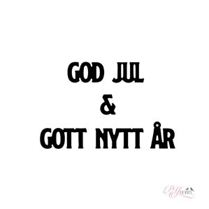 PY Hobby Dies - GOD JUL & GOTT NYTT ÅR - Med bakgrund