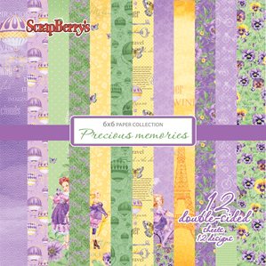 Scrapbookingpapper - 15x15cm - Precious Memories