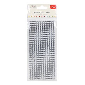 Simply Creative Pearls - Silver - 6mm - 372st