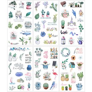 Stickers - Blommor & Djur