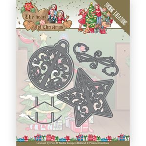 Yvonne Creations Die - The Heart of Christmas - Twinkling Decorations