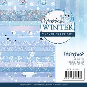 Paper pack - 15x15cm - Sparkling Winter