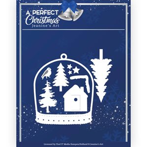 Jeanines Art Dies - A Perfect Christmas - Christmas Ornament