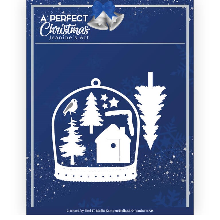 Jeanines Art Dies - A Perfect Christmas - Christmas Ornament