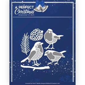 Jeanines Art Dies - A Perfect Christmas - Christmas Birds