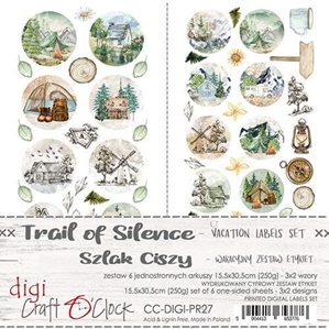 6st klippark - Trail of Silence - Label Set