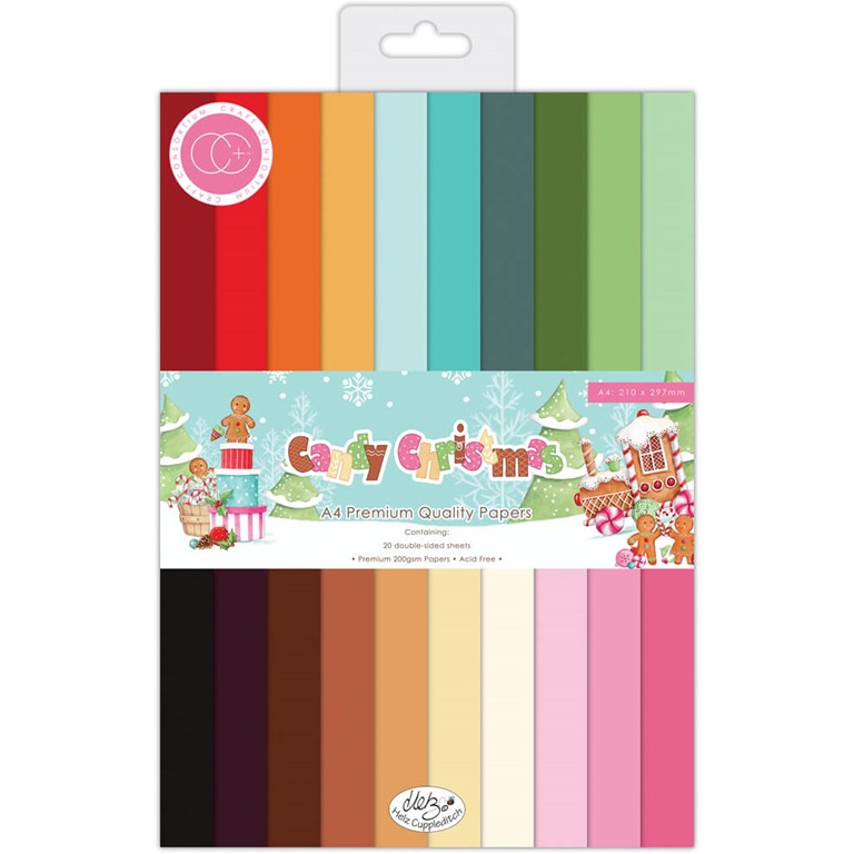 Premium Cardstock - A4 - Candy Christmas - 20st