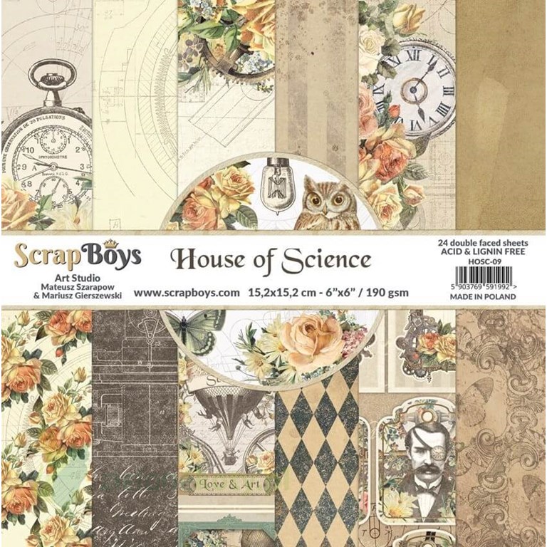 Paper pack - 15x15cm - House of Science