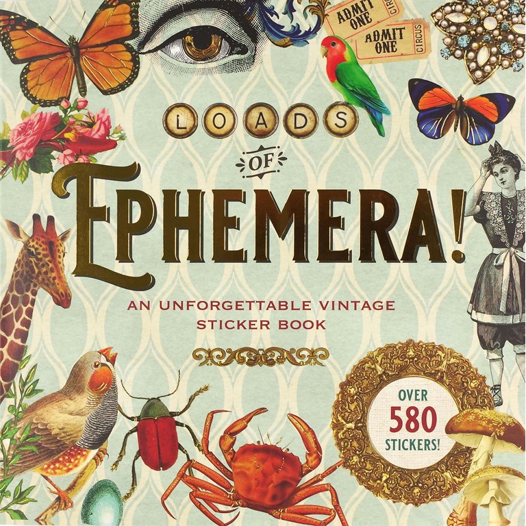 Sticker Book - Loads of Ephemera - 50 sidor