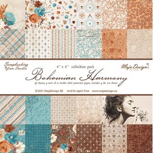 Pappersblock - Maja Design - Bohemian Harmony - 15x15cm