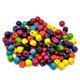 Träpärlor - Fyrkantiga i mixade färger - 300st - 8mm