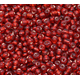 Röda genomskinliga glaspärlor - 100g - Ca 1500st - 4mm