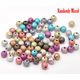 Frostade Pärlor i mixade färger - 300st - 8mm
