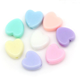 Hjärtformade pärlor i mixade färger - 300st - 8mm