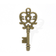Storpack Charms - Nyckel (14407) - 50st - Antik Guld