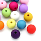 Akrylpärlor - Matta pärlor i mixade färger - 10mm - 100st