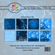 Pappersblock - Dixi Craft - Christmas Pattern Blue - 15x15cm