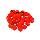 Coneheads - Fluo orange - 4,0mm - 25st