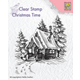 Clearstamps - Silhouette - Snowy house 2