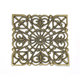 Metalldekorationer - Fyrkantiga - 50st - Antik guld
