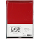 Kort och kuvert - 50-pack - A6 - Röd & Grön