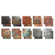Pappersblock - 15x15cm - Metal Textures