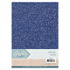 Glittrig Cardstock - Dark Blue - A4 - 6st