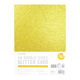 A4 Double Sided Glitter Pack - Gold - 350gsm - 6st