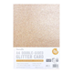 A4 Double Sided Glitter Pack - Rose Gold - 350gsm - 6st